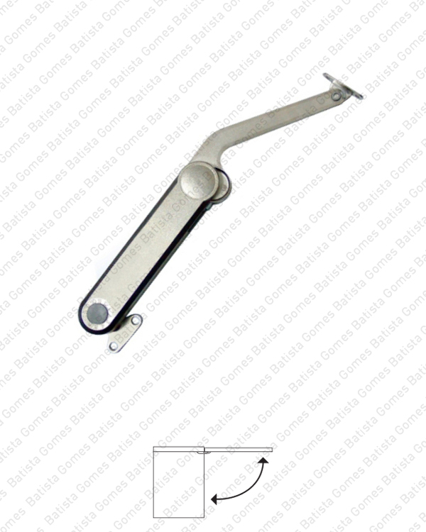 Compasso articulado com for�a regul�vel para portas de arm�rio